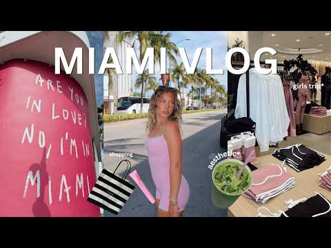 SONO A MIAMI | vlog , girls trip, aesthetic, shopping ecc... thumbnail
