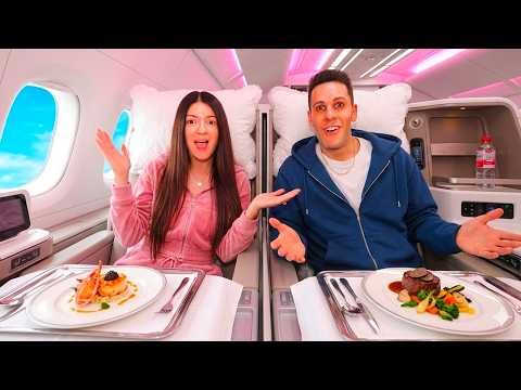 12 ore nella PRIMA CLASSE di un aereo! thumbnail