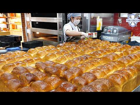 식빵의 변신은 어디까지? 다시 봐도 놀라운 식빵 공정 몰아보기 / Amazing Korean Bread Making Process thumbnail