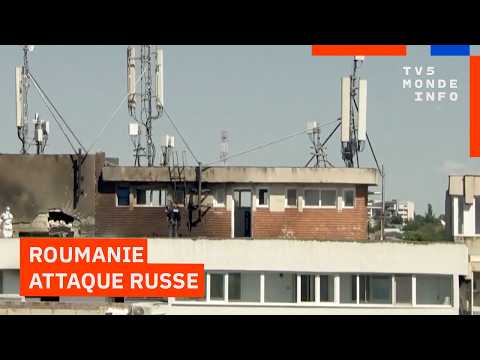Roumanie : Un drone russe s'écrase sur un immeuble thumbnail