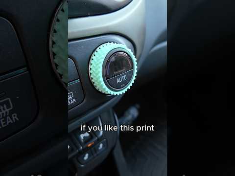 3D Printed Car Radio Tire Knobs #3dprinting #chevy #truck #truckmods #diy #h2s #bambulab #useful thumbnail