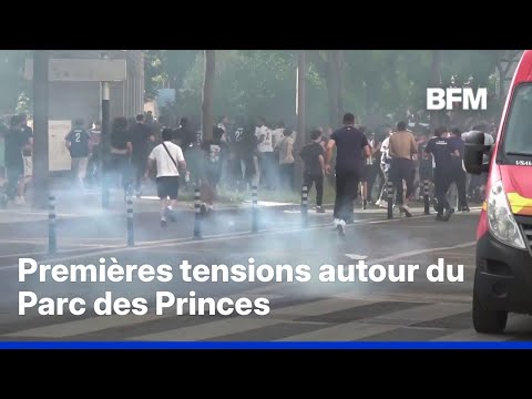 PSG/Arsenal: les images des premières tensions dans la capitale thumbnail