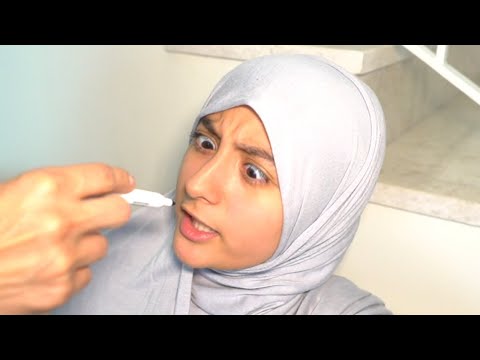 What did he draw on her face!? thumbnail