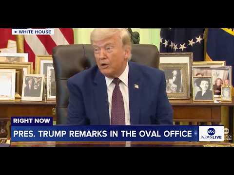 LIVE: President Trump delivers remarks in the Oval Office thumbnail