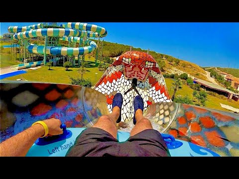 Sliding Into the King Cobra’s Jaws 🐍💦 | Oasis Waterpark Alaçatı 🇹🇷 thumbnail