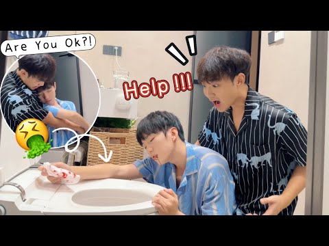 I Had A Stomachache, Suddenly Vomited Blood And Passed Out At 2 AM😱🚑Stomachache Prank On Boyfriend🩸 thumbnail