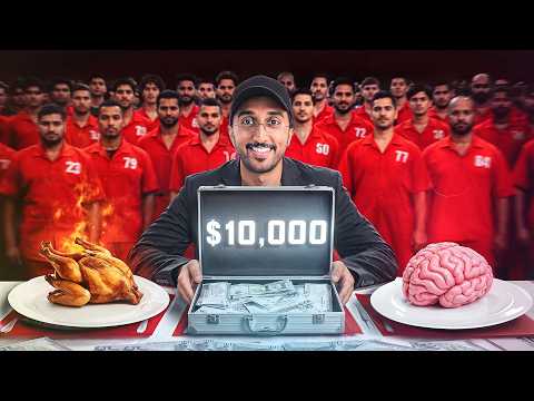 تحديت 100 شخص ياكلون أغرب انواع الاكل!!  thumbnail