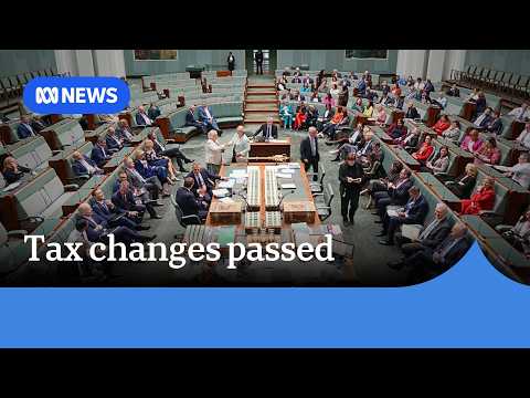 Tax changes pass lower house after days of debate | ABC NEWS thumbnail