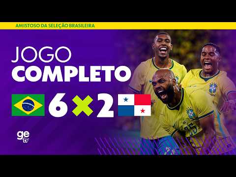 JOGO COMPLETO: BRASIL X PANAMÁ | AMISTOSO INTERNACIONAL | ge tv thumbnail