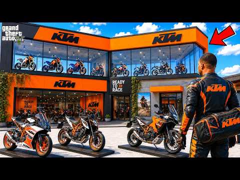 Franklin Open a New KTM Super Bike Showroom in GTA 5! thumbnail
