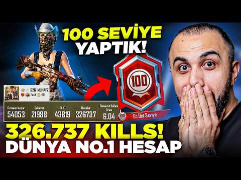 OYUN 1.Sİ HESABI 100 SEVİYE YAPTIK! 326 BİN KILL ALAN TEK HESAP 😱  S2G'YE ALDIK! | PUBG Mobile thumbnail