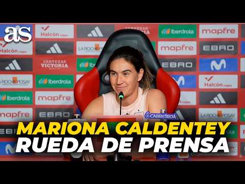 MARIONA CALDENTEY rueda de prensa completa previa al ESPAÑA - INGLATERRA thumbnail