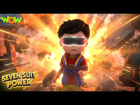 Vir The Robot Boy : Robo Vir Ka Dhamake Bazz Suit Glasses On | Seven Suit Powers | Wow Kidz thumbnail