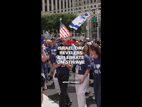 Israel Day Revelers celebrate on Fifth Avenue thumbnail