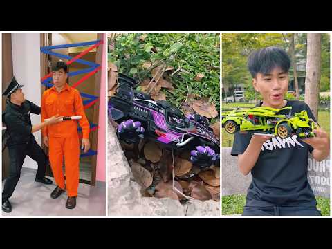 Police vs Prisoner & Racing Car Lego 🚘👮💥 thumbnail