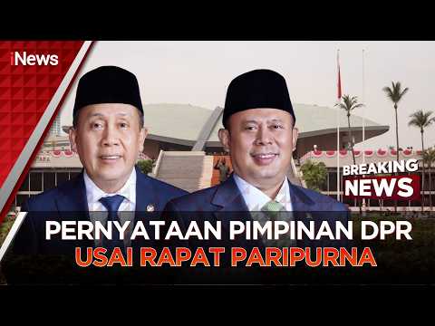 🔴BREAKING NEWS - Pernyataan Pimpinan DPR Usai Rapat Paripurna, Terkait Nilai Tukar Rupiah? thumbnail