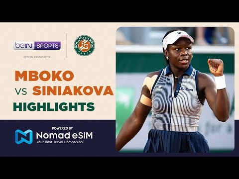 Victoria Mboko vs Kateřina Siniaková | Roland-Garros 2026 | Match Highlights thumbnail