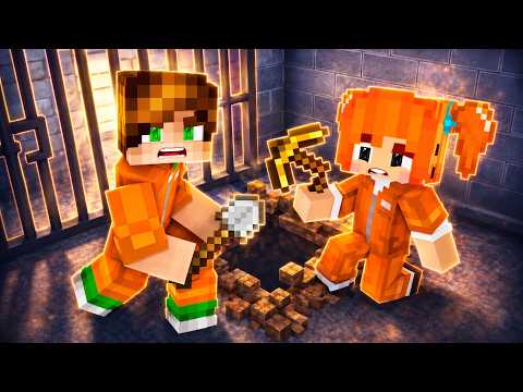 HAPİSHANEDEN KAÇMAK İÇİN KAZ ⛏ - Minecraft thumbnail