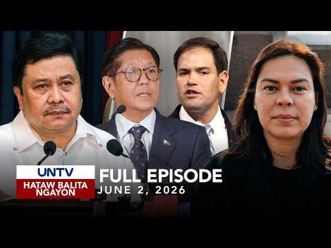 UNTV: Hataw Balita Ngayon | June 02, 2026 thumbnail