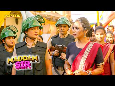 हसीना मलिक ने शिवानी ताई को पकड़ के चिंगारी गैंग को किया जड़ से खत्म | Maddam Sir Comedy | thumbnail