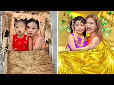 Rich Zombie Mom vs Poor Zombie Mom | Funny Zombie in Rich vs Poor Family By T-FUN thumbnail