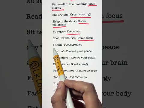 Habits that will change your life: thumbnail