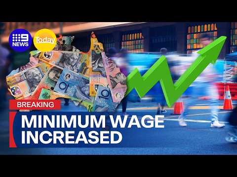 Pay rise for three million Australian workers | 9 News Australia thumbnail