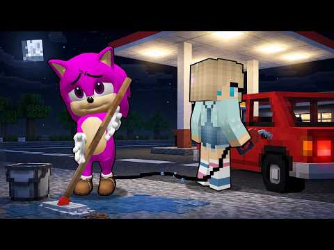 Gece 3’te Benzinlik Açtım Ama…! -Minecraft thumbnail