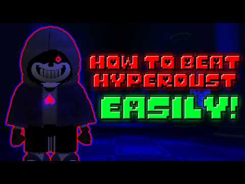 How to Beat the Secret Hyper!Dust Sans Fight EASILY! | Undertale Last Corridor: Nexus | Roblox thumbnail