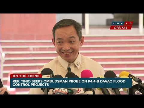 Tinio flags overlapping contracts, shortchanged projects in 80 Davao flood projects | ANC thumbnail