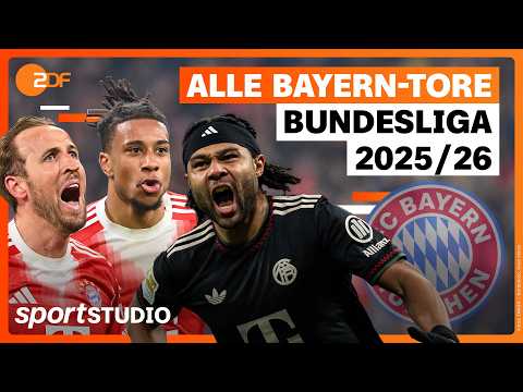 Alle Treffer des FC Bayern in ihrer Bundesliga-Torrekord-Saison 2025/26 | sportstudio thumbnail
