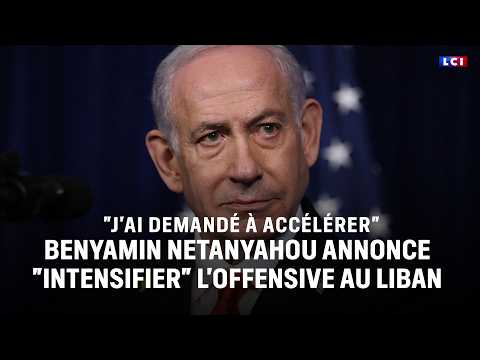 "J'ai demandé à accélérer" : Israël va "intensifier" l'offensive au Liban ｜LCI thumbnail