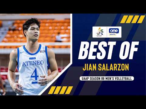 Jian Salarzon’s LEADERSHIP ON FULL DISPLAY for Ateneo | UAAP SEASON 88 MEN’S VOLLEYBALL TOURNAMENT thumbnail