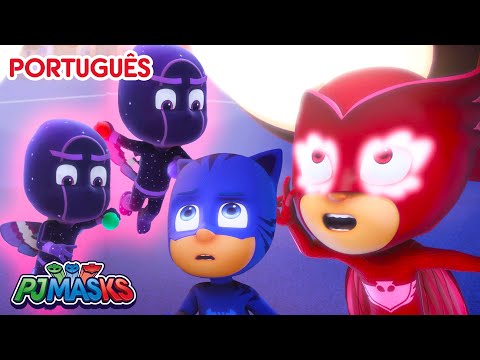 Os Ninjas Brilhantes Atacam! 🥷  PJ Masks em Português episódios completos | Desenhos animados thumbnail