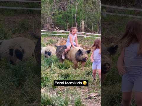 Farm kids really grow up different 🤠#FarmKids #CountryKids #FarmLife #CountryLife#FunnyKids#funny thumbnail