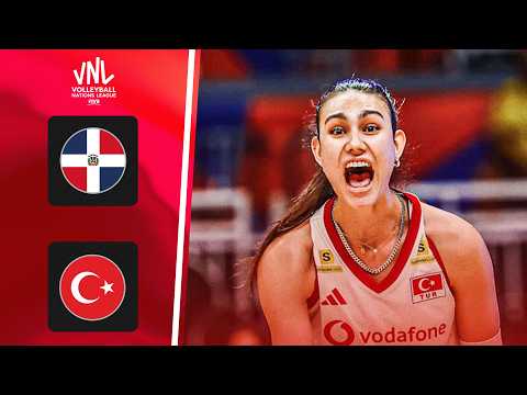 (TÜRKÇE) Dominik Cumhuriyeti - Türkiye - Özet | FIVB Voleybol Kadınlar Uluslar Ligi thumbnail