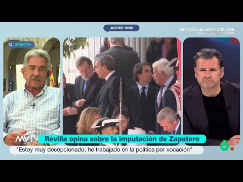 Revilla, contra los expresidentes tras la imputación de Zapatero: "No se conforman" - Más Vale Tarde thumbnail