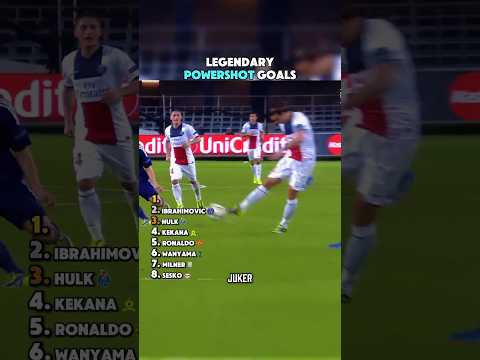 LEGENDARY POWERSHOT GOALS ⚡💥 thumbnail