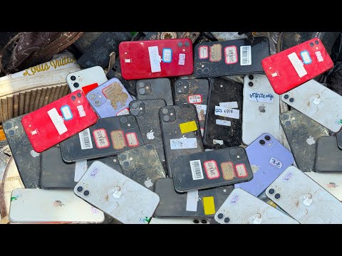 🤫Great Time 🥰! i Found A lots Of Apple iPhone 11_12 Unit From Garbage Dump !! thumbnail
