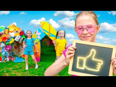 Nastya Cùng Bạn Bè Vui Chơi Cả Ngày | Video Thiếu Nhi 1 Giờ thumbnail