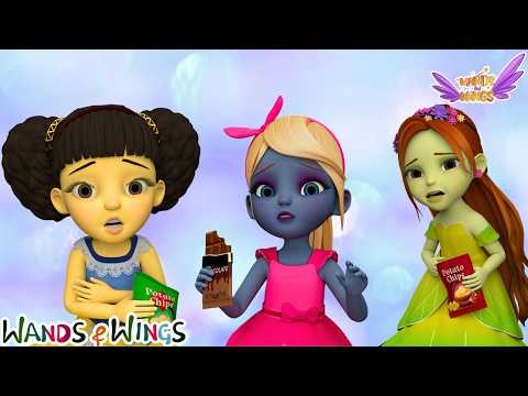 Princess Snack Time👑🥕 | Learn Healthy Eating | Kids Learning Song | Wands And Wings thumbnail