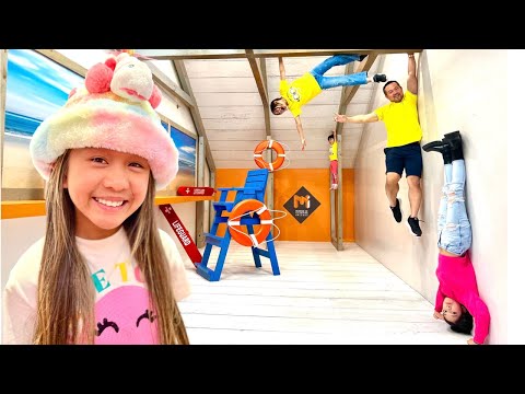 Rachel and Kids Went to an ILLUSION MUSEUM thumbnail