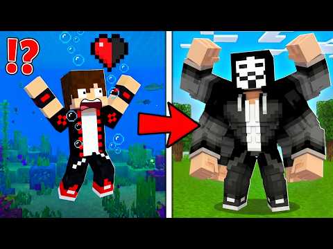 ماين كرافت : كل ما اغـرق اتحول الى وحش عشوائي !!؟ 🔥😱 thumbnail