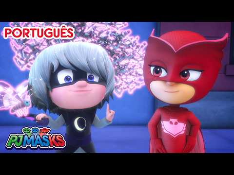 Mariposas Brilhantes🦉 PJ Masks em Português episódios completos 🦸 Desenhos animados thumbnail