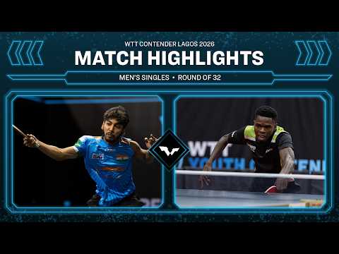 Ankur Bhattacharjee vs Abdulbasit Abdulfatai | MS R32 | #WTTLagos 2026 thumbnail