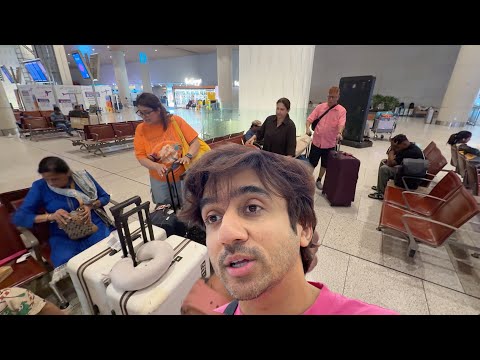 FLIGHT DELAYED DUE TO BAD WEATHER  | BACK TO INDIA | WELCOME BY RAIN AND LABOUR STRIKE thumbnail