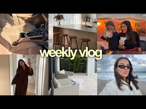 weekly vlog ? furniture deliveries, work fun, new vanity mirror +  going out era ? thumbnail