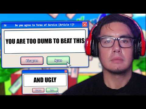 Clicking The "Agree" Button To Win Is Not A Rage Bait Game, Its Pure Evil thumbnail