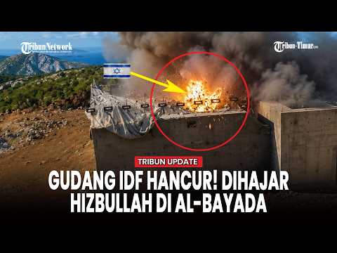 Gudang Logistik IDF di Al-Bayada Hancur Lebur Dihantam Drone Kamikaze Serat Optik Hizbullah thumbnail