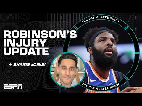 Shams Charania says Mitchell Robinson WILL play in Game 1 of the NBA Finals 🚨 | The Pat McAfee Show thumbnail